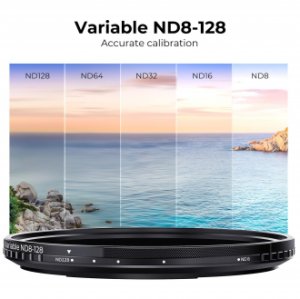 Filtr szary regulowany magnetyczny K&F Concept Nano-X MRC Fader ND8-128 - 77 mm 9