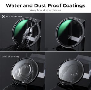 Filtr szary regulowany magnetyczny K&F Concept Nano-X MRC Fader ND8-128 - 77 mm 10