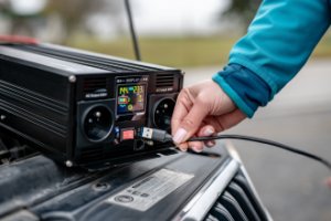 Przetwornica Newell Przetwornica napięcia z czystą sinusoidą - 12 V / 230 V, 2000 W 10