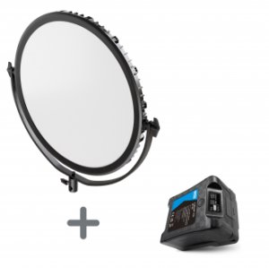 Zestaw Lampa LED Newell Air Artha XL i Akumulator Newell BP-95 LCD V-Mount 1