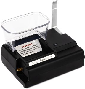 Elektryczna nabijarka tłokowa do papierosów, tytoniu, maszynka do gilz POWERMATIC IV 4 + plus 2