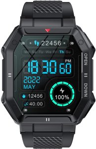 Nowy Smartwatch GlacierX Trail Black GX-TC55 2
