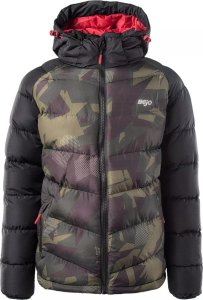 Dziecięca kurtka zimowa pikowana Bejo BALDEY JRB black/deep deepths moro rozmiar 146 1