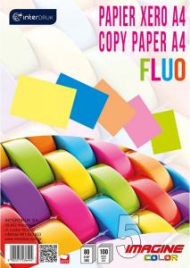 Interdruk Papier ksero A4 80g Mix kolorów Fluo 100 arkuszy 1