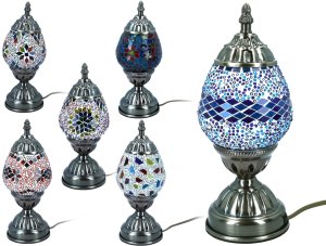 Lampa stołowa - klosz pojedynczy, wielokolorowy 1