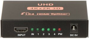 ROZGAŁĘŹNIK HDMI-SP-1/4-V1 2