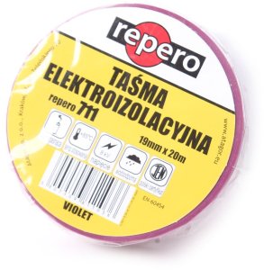 Blue Line TAŚMA IZOLACYJNA REPERO 711E FIOLETOWA 19MMX20M 2