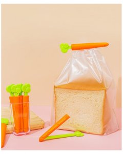 Klipsy do zamykania opakowań torebek żywności 5szt U18 6