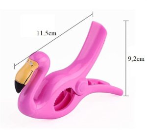 Klamra do trzymania ręczników Spinka 11,5 cm na plaże Flaming KLP05 2 szt 4