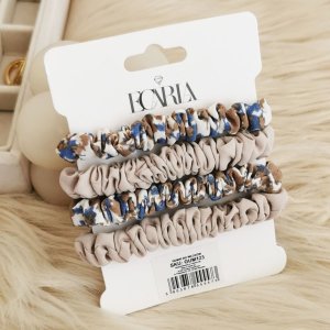 Zestaw frotek gumek do włosów 4w1 na plakietce PIN UP GUM123 2