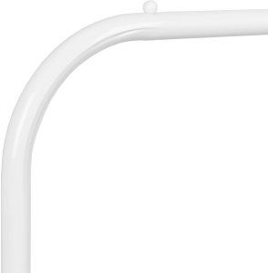 Wieszak do garderoby podwójny BENI biały 5