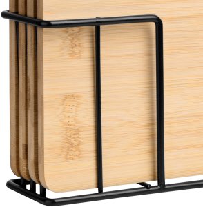 Deska do krojenia bambusowa Skara zestaw 4 sztuk 5