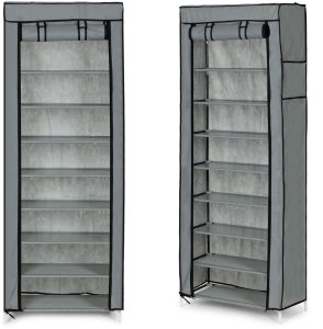 Szafa tekstylna materiałowa garderoba z półkami na ubrania i buty ModernHome 2