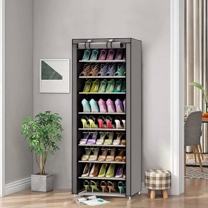 Szafa tekstylna materiałowa garderoba z półkami na ubrania i buty ModernHome 6