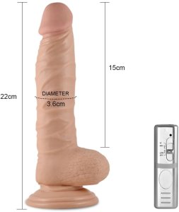 WIBRATOR 8.5" REAL EXTREME VIBRATING DILDO 3