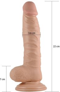 WIBRATOR 8.5" REAL EXTREME VIBRATING DILDO 6