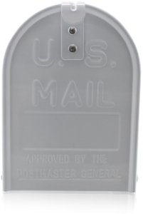 Skrzynka na listy amerykańska USA MAIL ze słupkiem (biały) 5