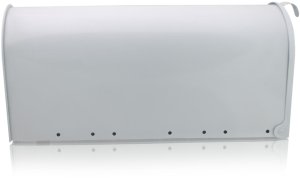 Skrzynka na listy amerykańska USA MAIL ze słupkiem (biały) 7