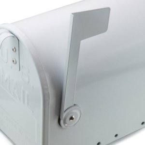 Skrzynka na listy amerykańska USA MAIL ze słupkiem (biały) 8