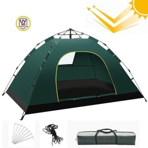 Namiot kempingowy składany 2-3 osobowy 200x140x115cm BAL12ZIE 3