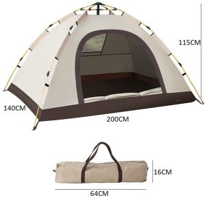 Namiot kempingowy składany 2-3 osobowy 200x140x115cm BAL12K 8