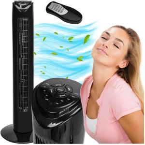 Wentylator kolumnowy CALID czarny 1