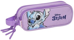 Piórnik Podwójny Stitch Sweet Niebieski Liliowy 21 x 8 x 6 cm 1