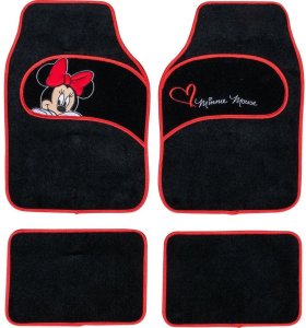 Zestaw Dywaników do Samochodu Minnie Mouse CZ10339 Czarny/Czerwony 1