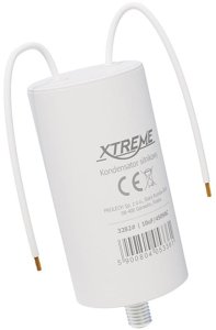 Kondensator silnikowy Xtreme (10uf, 450vac, przewody) 1