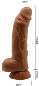 DILDO BEAUTIFUL ANGELO 7.8" 3