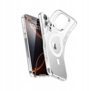 TELTECH MAGSAFE MAGNETIC CASE DO IPHONE 14 PRO MAX PRZEŹROCZYSTY ETUI NAKŁADKA TRANSPARENT 1