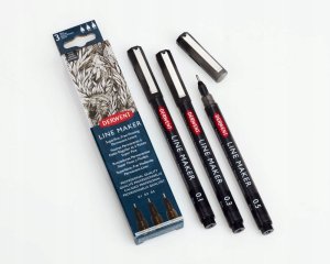 Cienkopisy Derwent Line Maker kolor 6 8
