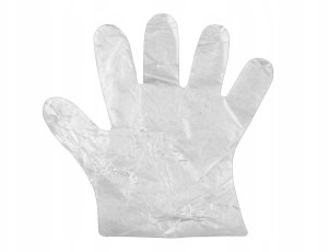 PS Rękawiczki foliowe jednorazowe (zrywki) 1kpl.=100szt. 2