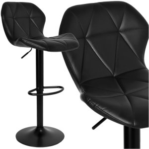 Krzesło barowe GORDON BLACK czarny 1