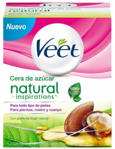 Krem do Depilacji Ciała Veet Cera Tibia Natural Olejek Arganowy Cukier 250 ml 1