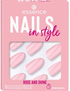 Sztuczne paznokcie Essence Nails In Style 12 Części N 14-rose and shine 1