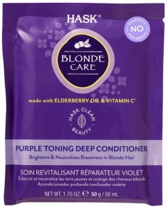 Odżywka regenerująca kolor do włosów blond HASK Blonde Care 50 g 1