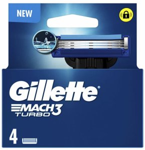 Golarki Gillette MACH 3 TURBO (4 Sztuk) 1