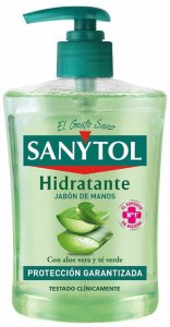 Mydło do Rąk z Dozownikiem Sanytol Antybakteryjny (500 ml) 1