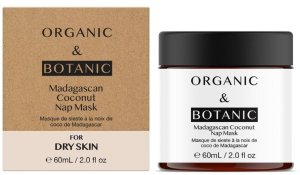 Nawilżający Maseczka do Twarzy Organic & Botanic Madagascan Coconut Noc (60 ml) 1