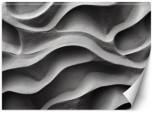 Fototapeta, Betonowe fale 3D - 150x105 1