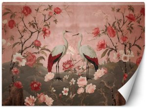 Fototapeta, Kwiaty i ptaki Chinoiserie - 350x245 1
