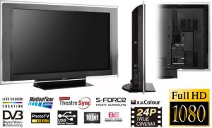 Telewizor Sony SONY | Elektronika użytkowa, Telewizor LCD Sony Bravia KDL-46X3500 46'' 100Hz grafitowy (KDL46X3500AEP) - C4210187 1