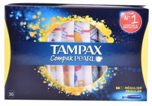 Opakowanie Tamponów Pearl Regular Tampax Tampax Pearl Compak (36 uds) 36 Sztuk 1