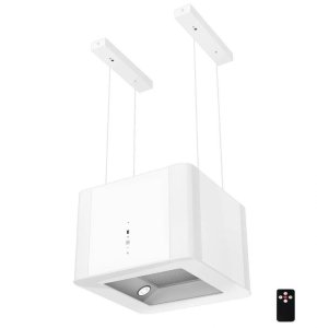 Okap wyspowy Fenu Inoro 45 cm biały - Wyprzedaż z ekspozycji 1