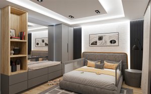 Barierka Ochronna Do Łóżka Tulano 195X65 Cm 8