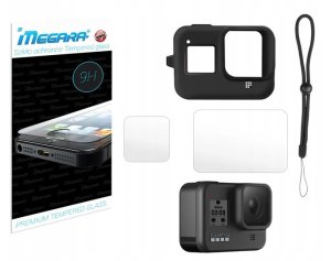 Zestaw Szkło Harowane 9H + Etui Gopro Hero 8 1