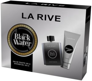 La Rive LA RIVE MAN ZESTAW BLACK WATER SET EDT 100ML/SG10 2