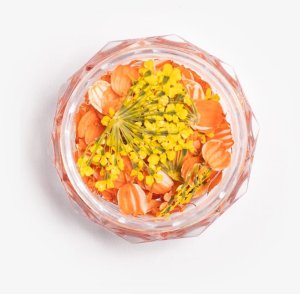 SEMILAC Flower Flakes Golden Sunset 1