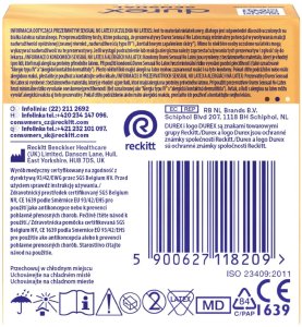 Durex  DUREX Sensual No Latex Prezerwatywy bez lateksu 1 op.-3 sztuki 2